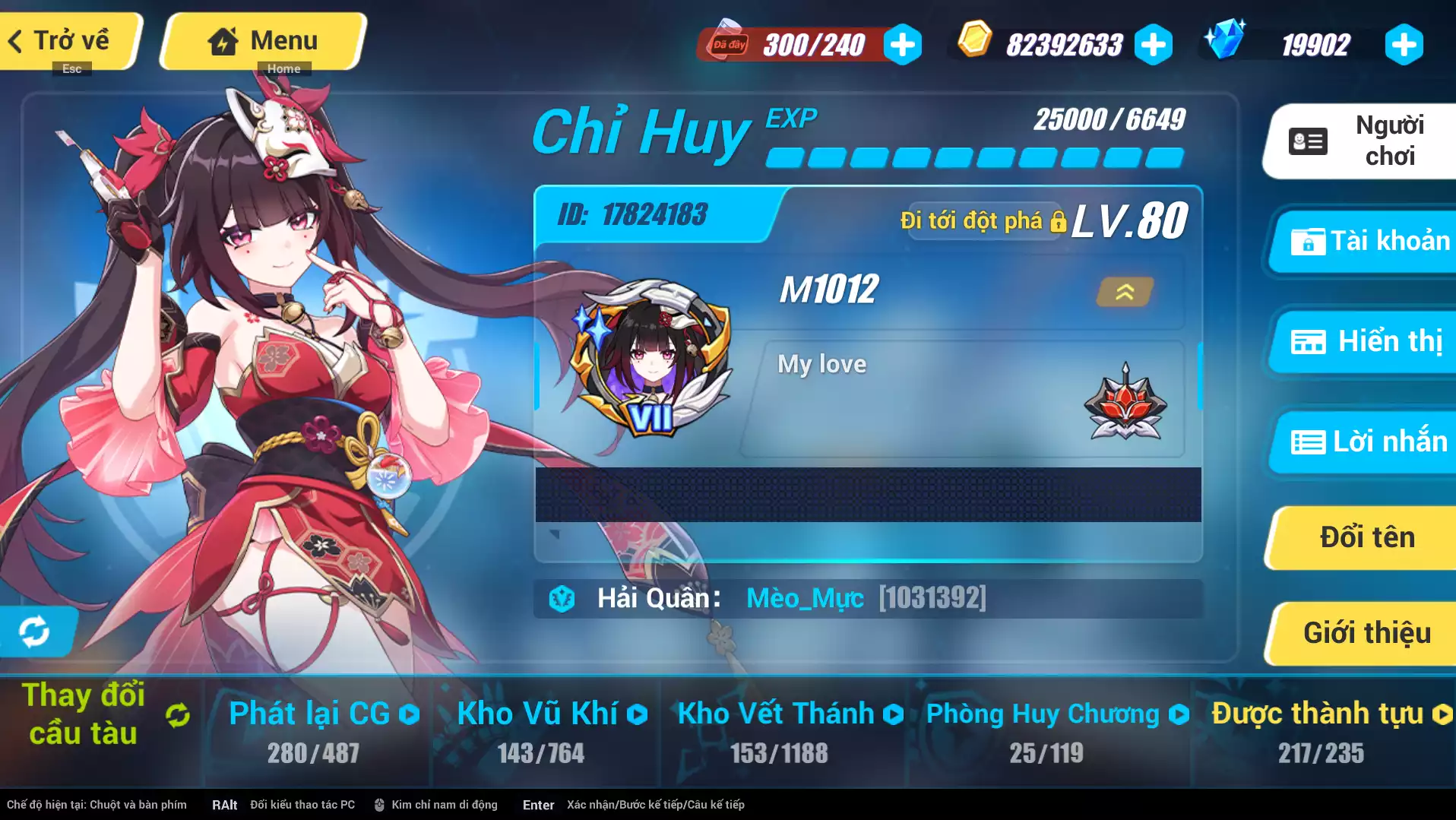 acc khu cao trụ top bxh ( full valk P2 kèm FUll CTV p2 , dư 20k cystal roll bé dudu P2)